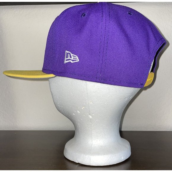 New Era LA Los Angeles Lakers 9FIFTY Mauve Hat Cap NBA Official Embroidered - Picture 5 of 7